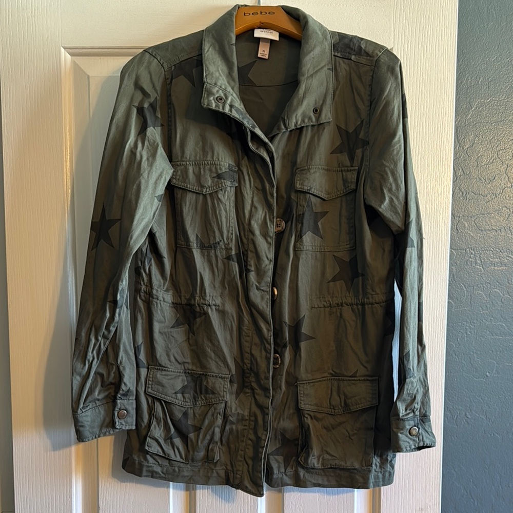 Knox Rose Green Utility Jacket with Relaxed Fit